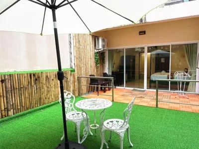 테라스가 있는 스튜디오 — Seeka Boutique Resort - Relaxing Stay - Balcony, Pool & Near Beach